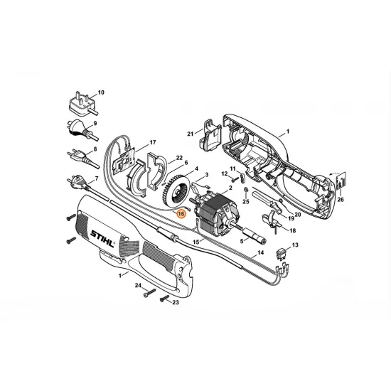 STIHL  Przewód 6440 440 1921